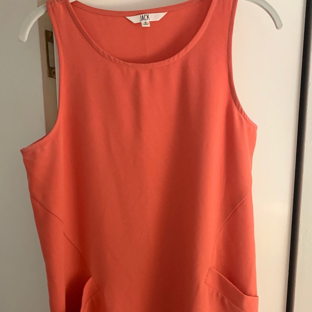 Orange Dress with Pockets